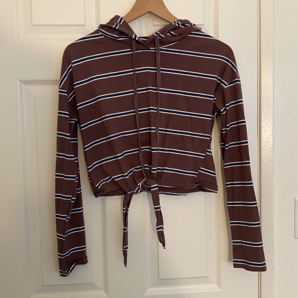 Cropped hoodie